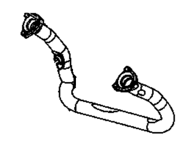 GM 15052916 Exhaust Manifold Pipe Assembly *Marked Print