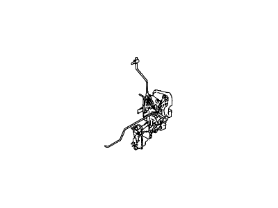 1998 Chevrolet Metro Door Latch Assembly - 30020396