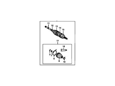 Pontiac CV Joint - 88972731