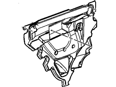 GM 20790446 Deflector Assembly, Rear Side Door Water