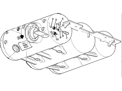 GM 22937957 Tank Assembly, Lpg