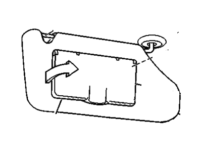 GM 10334013 Sunshade Asm *Neutral