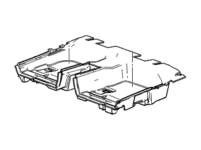 GM 25999552 Carpet Assembly, Rear Floor Panel *Medium Cashmere