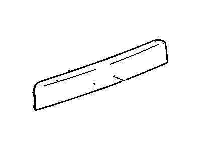 GM 95407981 Applique Assembly, Rear Closure Center W/License Plate Lamp 95407981 GM Applique Assembly, Rear Closure Center W/License Plate Lamp Illustration 1 of 1
