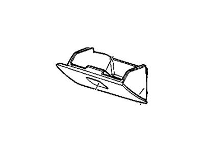 GM 25962466 Door Assembly, Instrument Panel Compartment *Cashmere