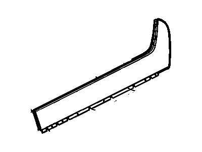 GM 22959678 Molding Assembly, Rear Side Door Window Belt Reveal