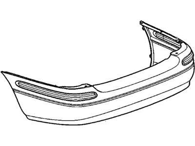 GM 25679892 Rear Bumper Cover (Primed)