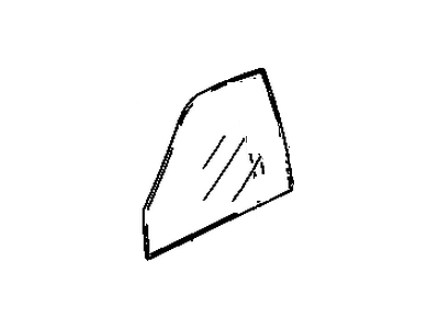 GM 96061077 Window - Front Door