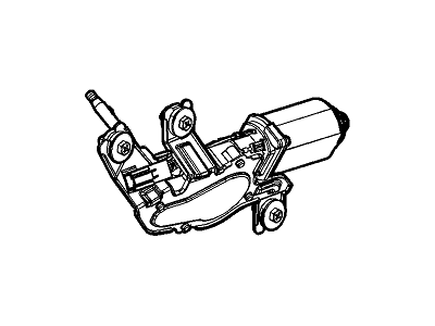 GM 95072748 Motor Assembly, Rear Window Wiper
