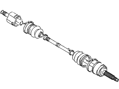 Chevrolet Sprint Axle Shaft - 96068969