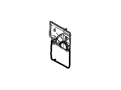 1998 Cadillac Catera Fan Shroud - 90570703