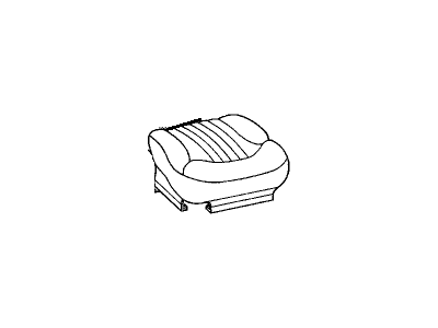 GM 12377681 Passenger Seat Cushion Cover 12377681 GM Passenger Seat Cushion Cover Illustration 1 of 1
