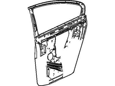 GM 20987622 Door Assembly, Rear Side (Rh)