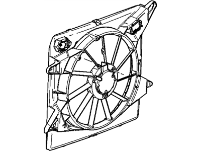 GM 20883034 Fan Assembly, Engine Cooler (W/ Shroud)