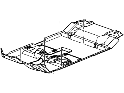 GM 20811319 Carpet Assembly, Front Floor Panel *Gray