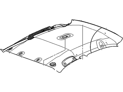 GM 10342395 Panel Assembly, Headlining Trim *Neutral