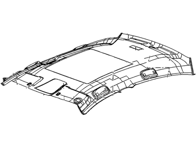 GM 9075395 Panel Assembly, Headlining Trim *Light Ttnum