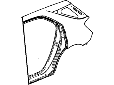 GM 22842234 Panel, Body Side Outer
