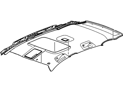 GM 19210526 Panel Asm,Headlining Trim *Titan*Titanium
