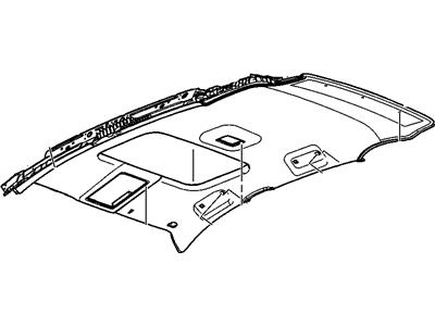 GM 19299347 Panel Asm,Headlining Trim *Titanium