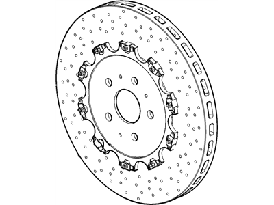 GM 92245929 Rear Brake Rotor