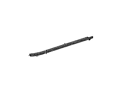 2010 Pontiac Vibe Door Seal - 19184483