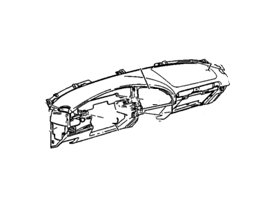 GM 22601506 Panel Assembly, Instrument *Graphite