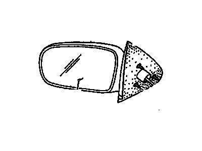 GM 12367167 Mirror Kit,Outside Rear View
