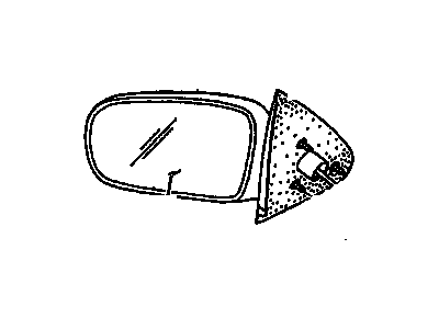 GM 12367169 Mirror Kit,Outside Rear View