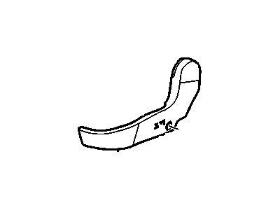 GM 25816437 Panel, Rear Seat Cushion Trim *Light Ttnum