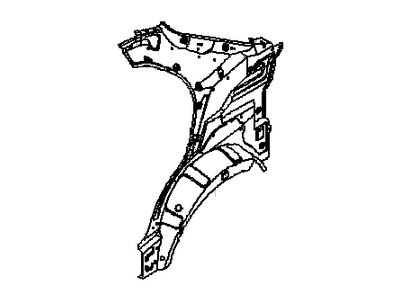 96533251 GM Panel,Body Side Inner Rear Illustration 1 of 1