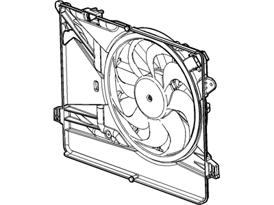 2013 Buick Encore Radiator fan - 95026336