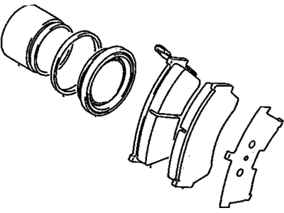 GM 91175912 Caliper Asm, Front Brake,L (On Esn)