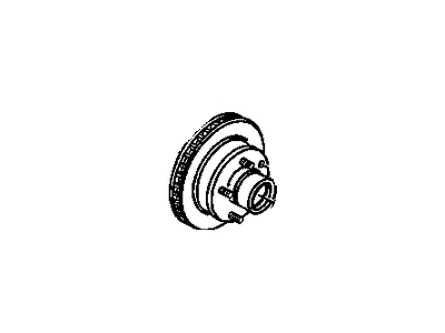 GM 19264667 Rotor Asm,Front Brake (W/ Hub)