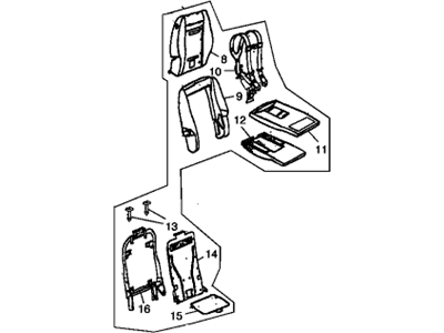 GM 12534055 SEAT, Child Safety Seat