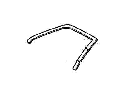 1987 Oldsmobile Delta 88 Door Moldings - 20476409