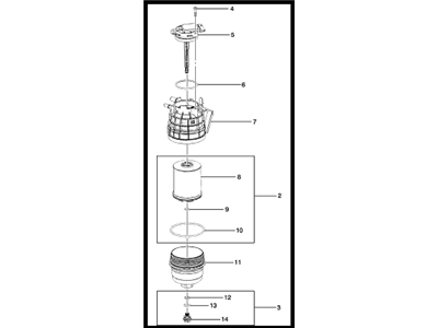 GM 22937278 Filter Assembly, Fuel/ Water Separator