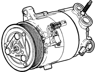 2015 Chevrolet Colorado A/C Compressor - 84732182