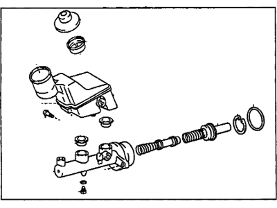 2005 Pontiac Vibe Brake Master Cylinder - 88971208