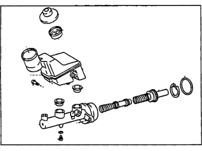 2005 Pontiac Vibe Brake Master Cylinder - 88971205