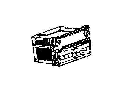 GM 20919528 Radio Assembly, Amplitude Modulation/Frequency Modulation Stereo & Clock & Audio Disc