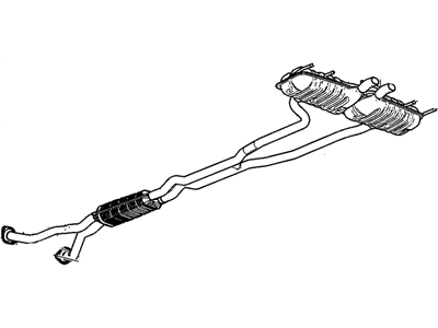 2011 Cadillac CTS Exhaust Pipe - 20790862