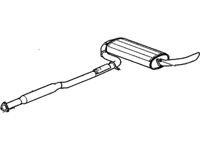 Pontiac Torrent Muffler - 15286603