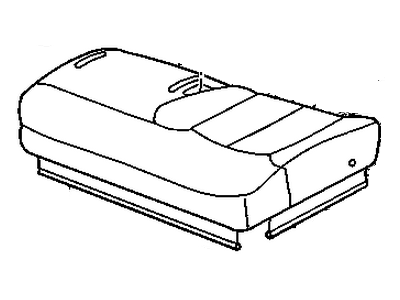 12376495 GM Cover,Driver Seat Cushion *Blue Illustration 1 of 1