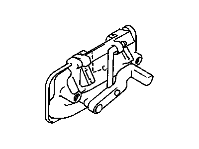 GM 30009572 Handle, R/Dr Outside Lh (Black)