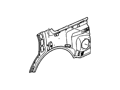 GM 25780812 Panel Assembly, Body Side Inner