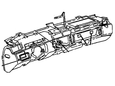 GM 25691420 Panel Asm,Instrument Lower *Wheat