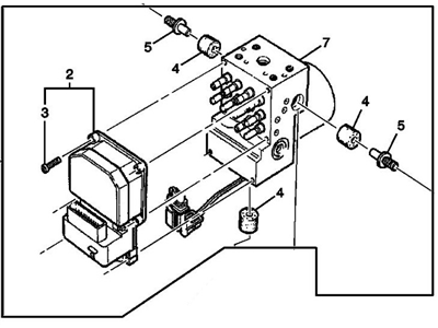 GM 92155958 Brake Pressure Modulator Valve (W/Electronic Brake Control Module)