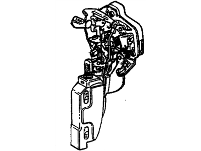 GM 9201928 Rear Side Door Lock