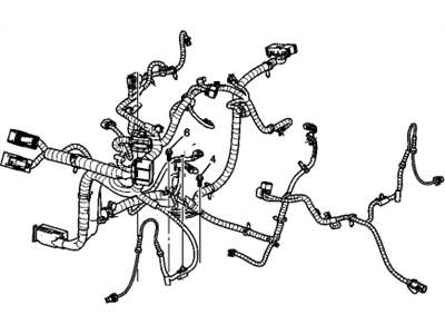GM 20863583 Harness Assembly, Engine Wiring